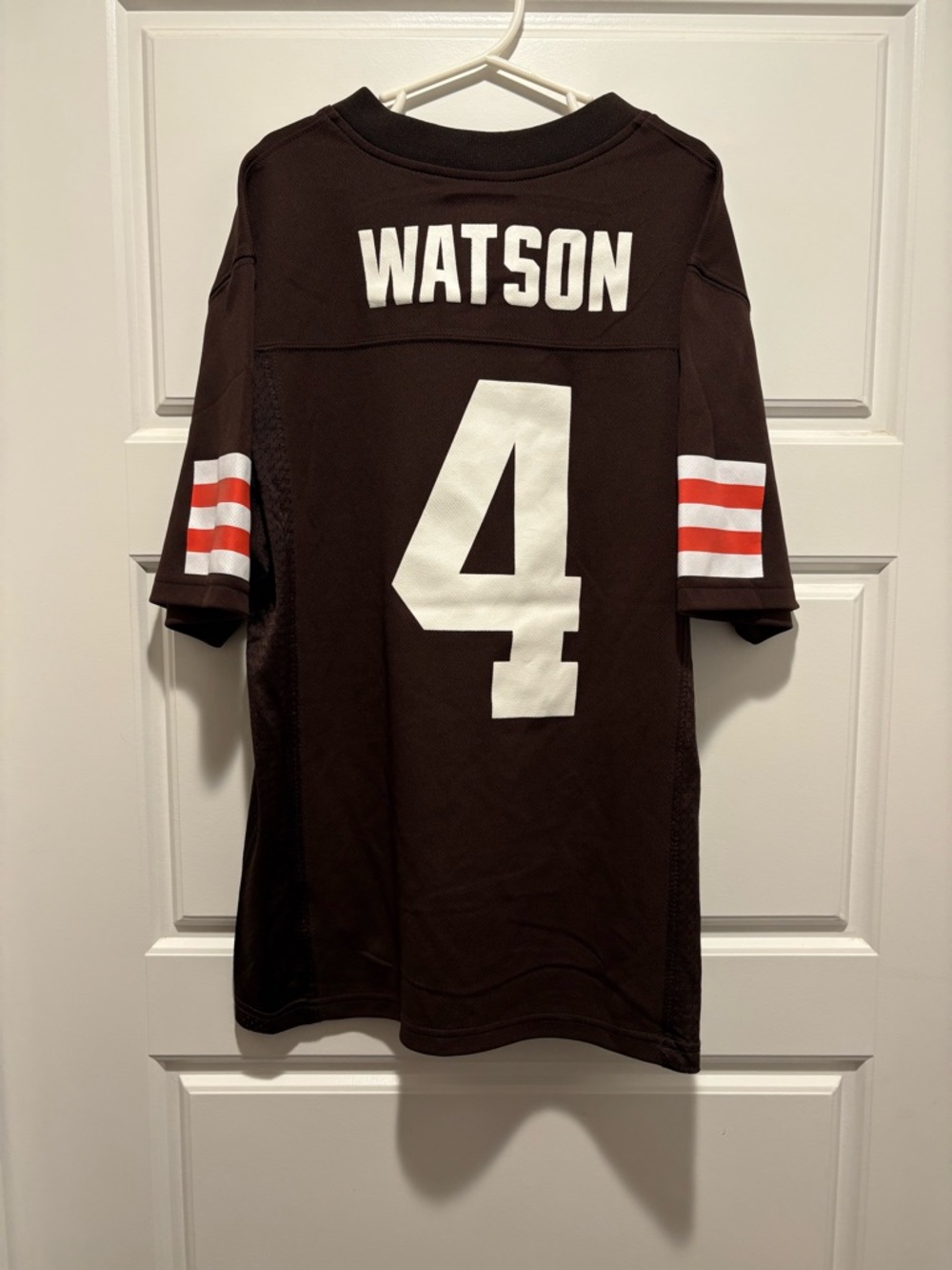 Youth Cleveland Browns Deshaun Watson NFL Players Brown Jersey -Youth Medium